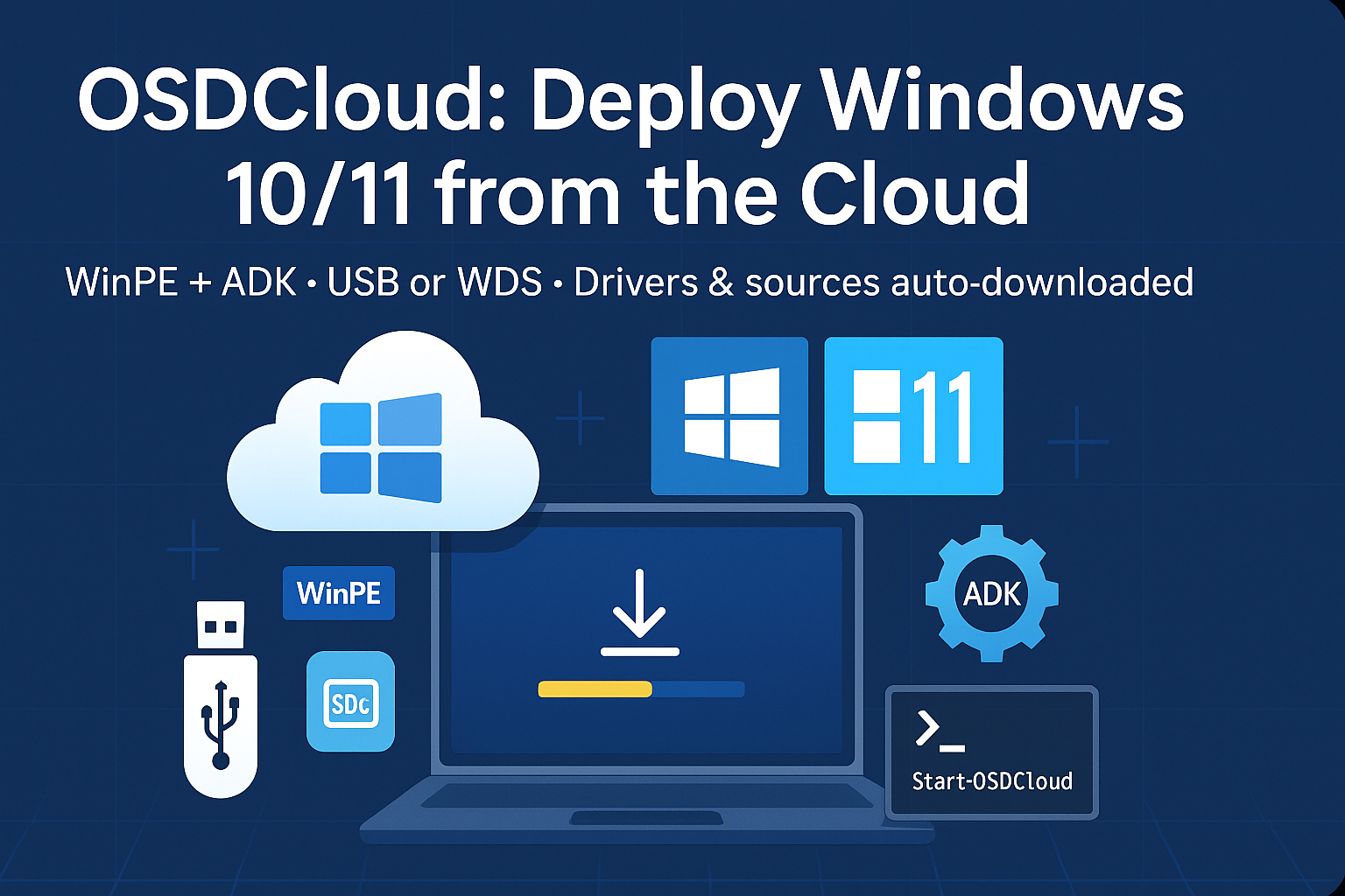 Guide to Windows 11 Installation Using OSDCloud with Windows Master Images