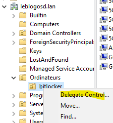 Configuring BitLocker with Windows Security Administration screenshot