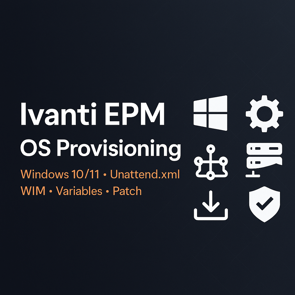 Provisioning – Windows 10 Deployment with Ivanti EPM
