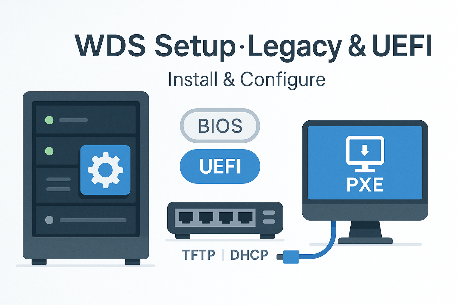 WDS – Install and Configure with Windows Infrastructure Administration