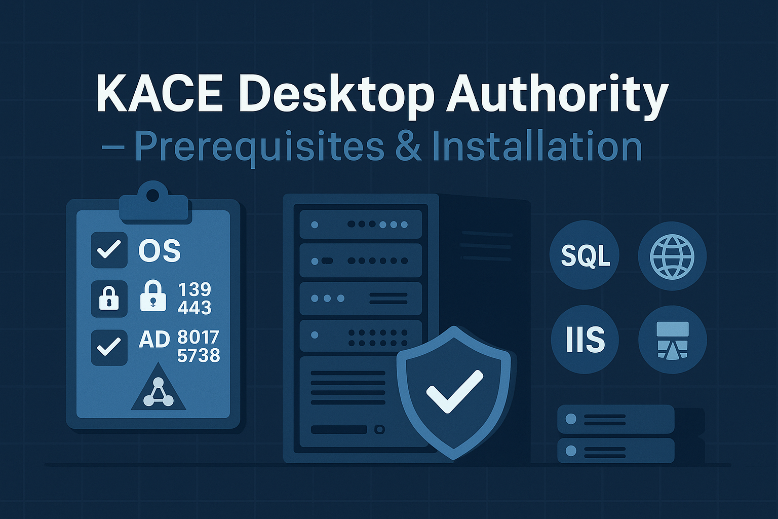 Install KACE Desktop Authority Step by Step