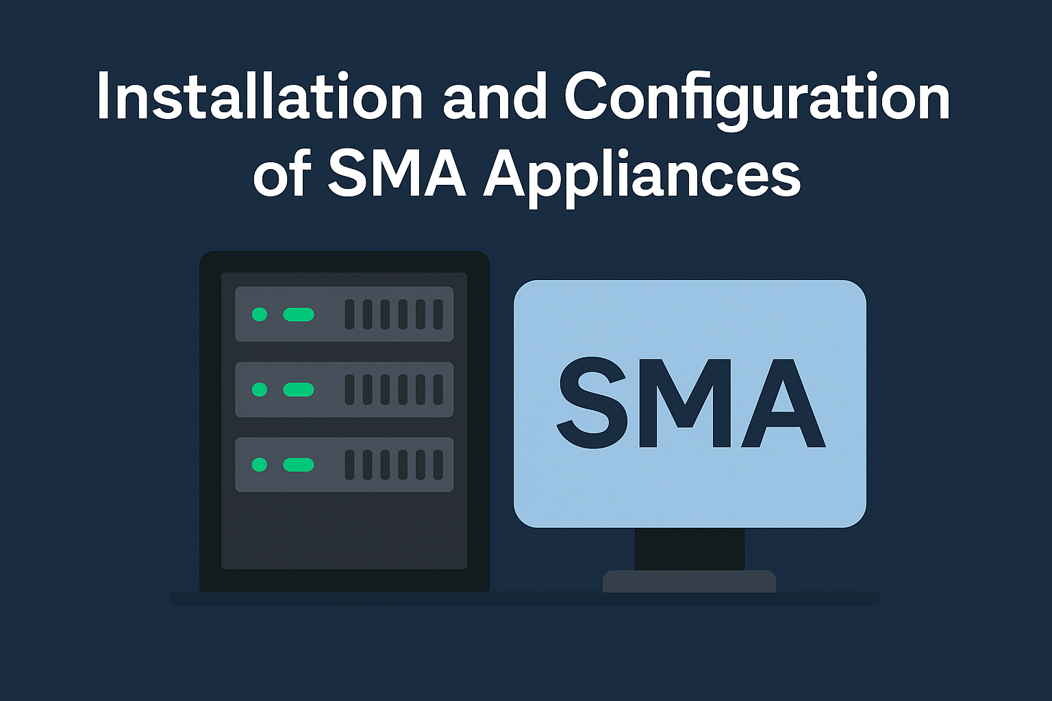 Install and Configure Quest SMA Appliances