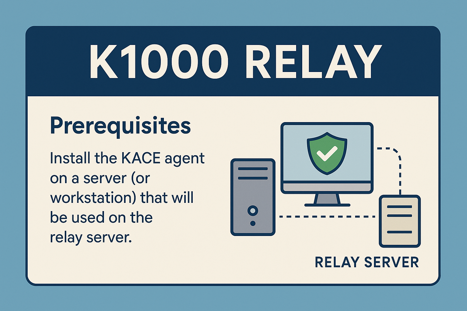 Configure a Remote Relay in Quest SMA
