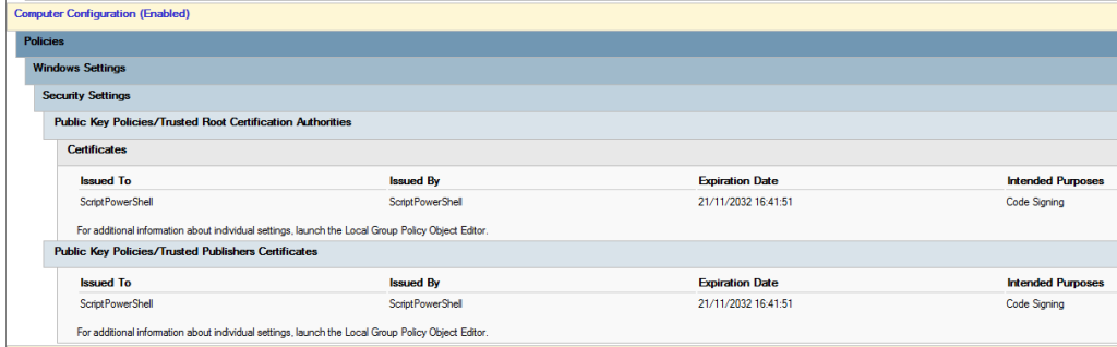 Securing PowerShell: Script Signing with PowerShell Administration Scripts screenshot