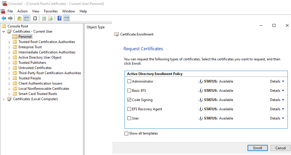 Securing PowerShell: Script Signing with PowerShell Administration Scripts screenshot