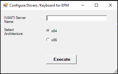 Provisionning - WinPE with Ivanti EPM screenshot