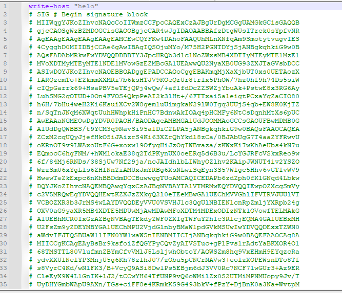 Securing PowerShell: Script Signing with PowerShell Administration Scripts screenshot
