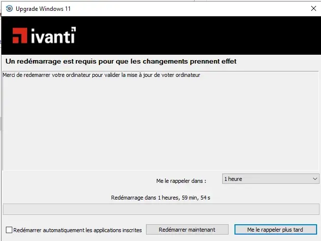 Deploy – Force Reboot after Installation with Ivanti EPM