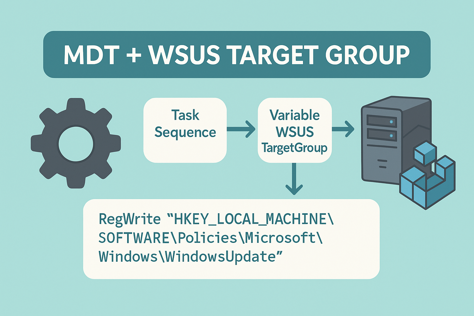 Use WSUS Target Groups with MDT Task Sequences