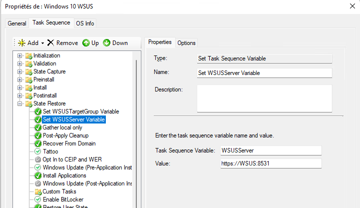 Use WSUS Target Groups with MDT Task Sequences screenshot