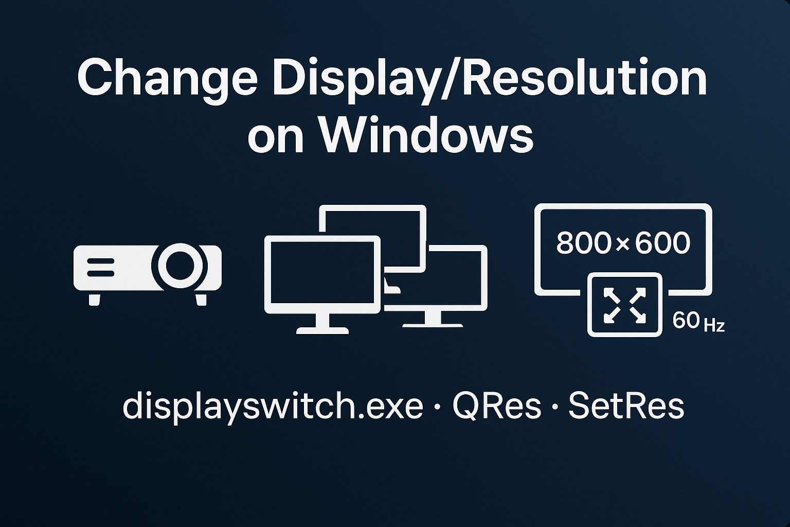 Tools to Display Settings with Windows Administration Tools