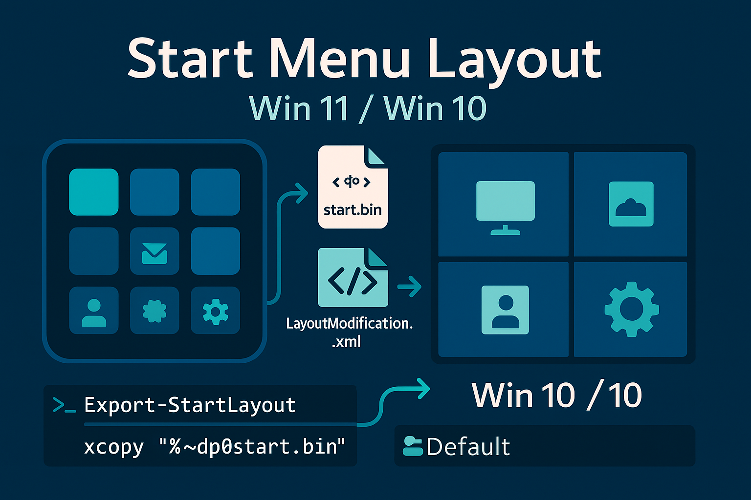 Configure the Default Start Menu for Windows 11