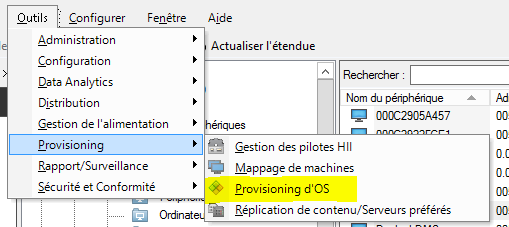 Provisionning - Deployment of Windows 10 with Ivanti EPM screenshot