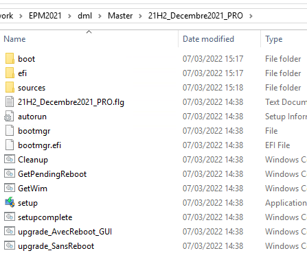 Provisionning Deployment Windows screenshot