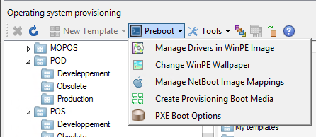 Provisionning - WinPE with Ivanti EPM screenshot