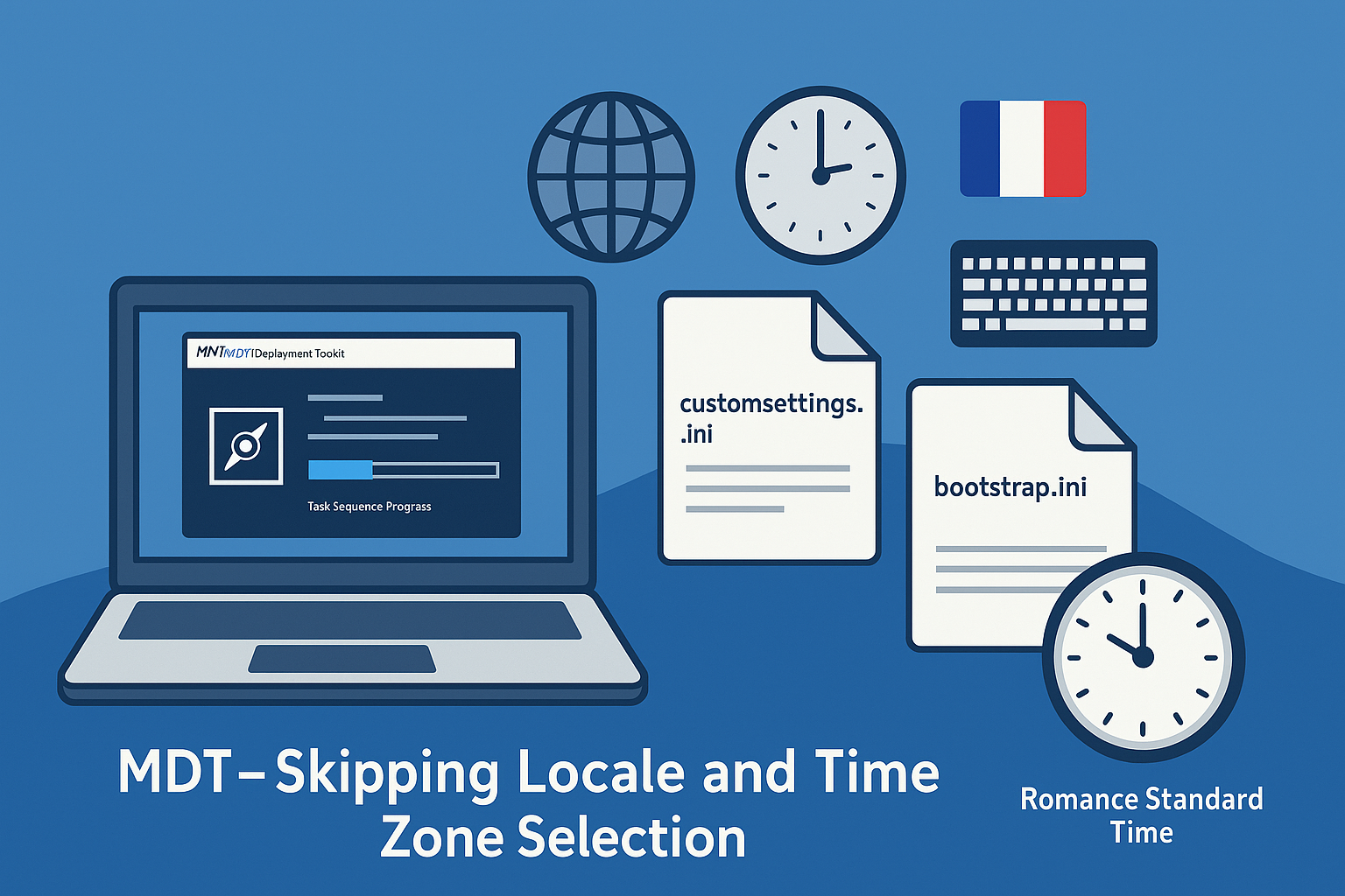 Timezone language and Keyboard with MDT