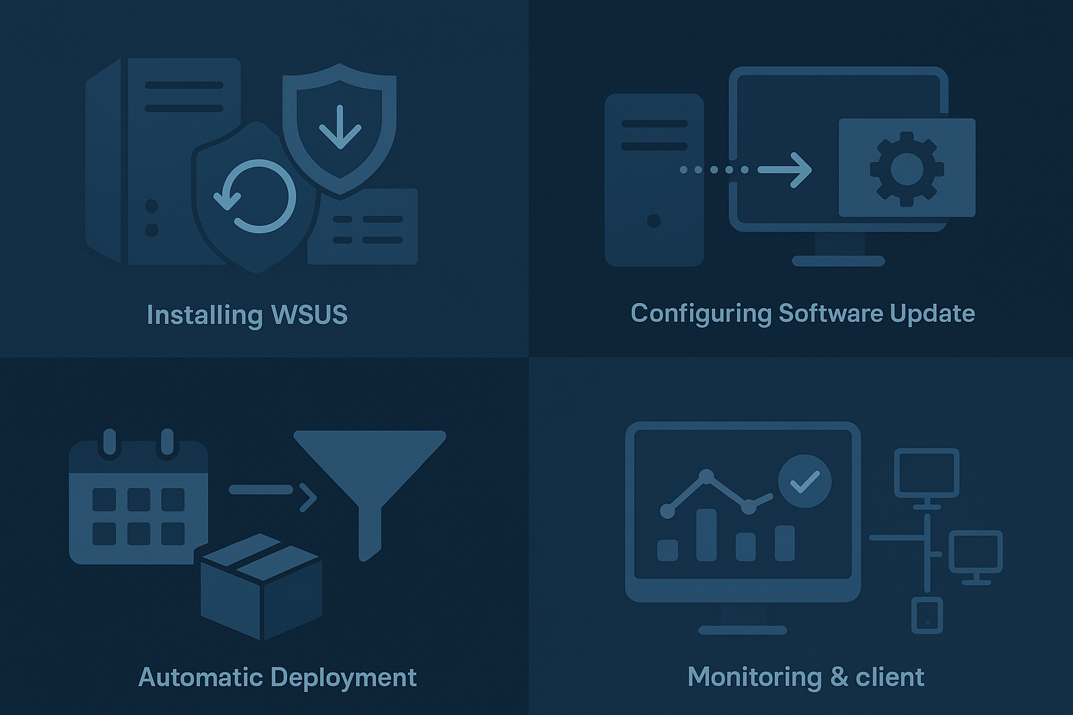 Configure WSUS and Software Update Point in SCCM