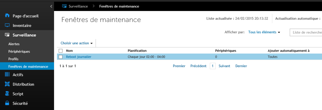 Quest SMA server monitoring settings