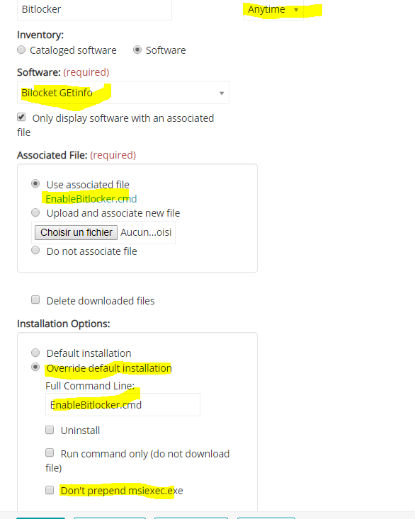 Quest SMA BitLocker and TPM inventory