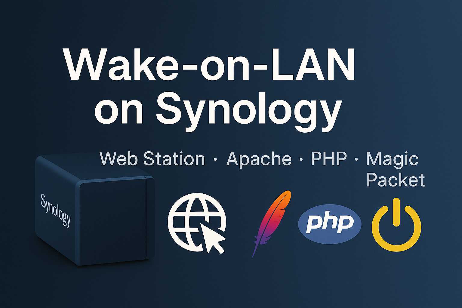 WOL with synology with Windows Administration Tools