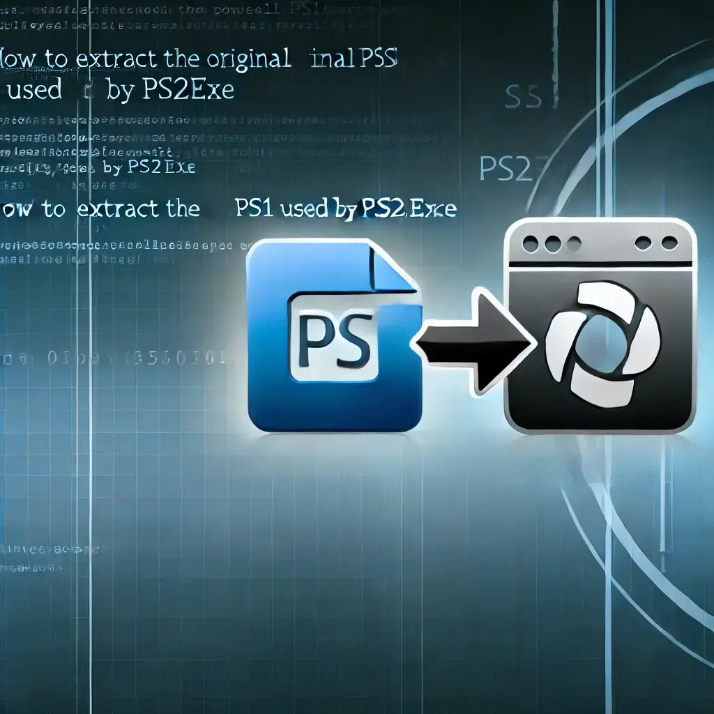 Extract PS2EXE with PowerShell Administration Scripts