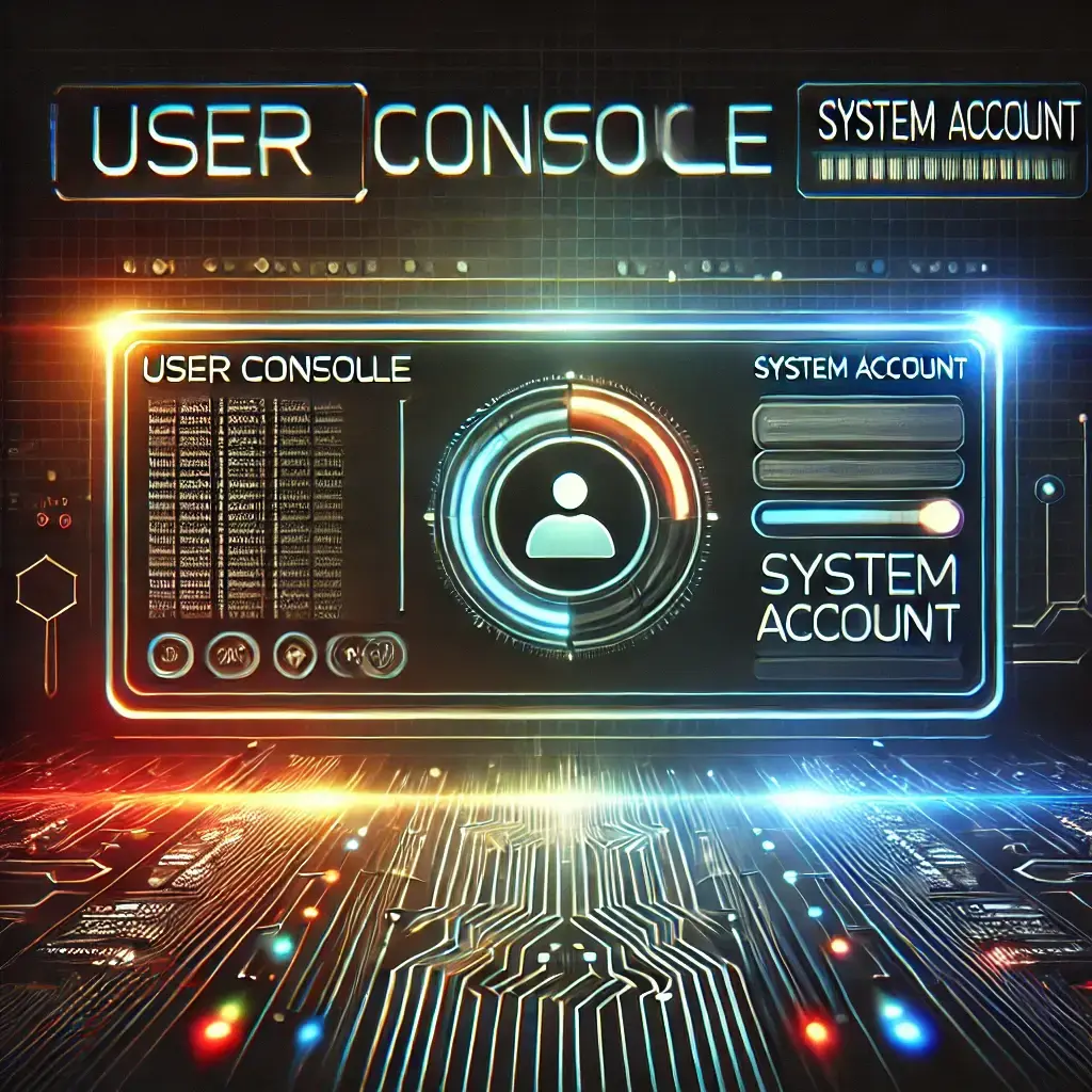 Get user console from system Account with PowerShell Administration Scripts