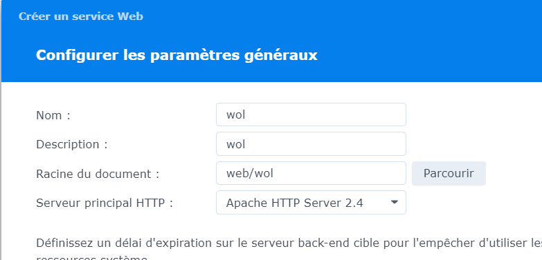 WOL with synology with Windows Administration Tools screenshot