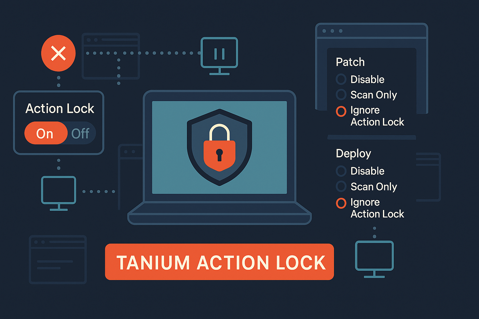Tanium Client Upgrade Strategy with Rings and Action Lock