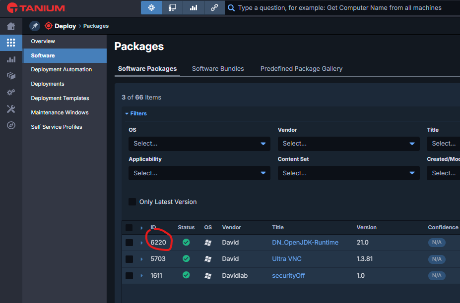 Deploy a Custom Package with Tanium Deploy